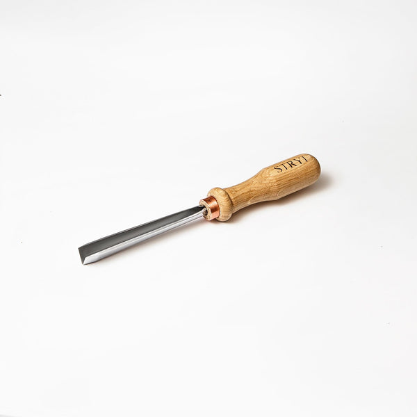 The angle of the V-cut of wood carving tool