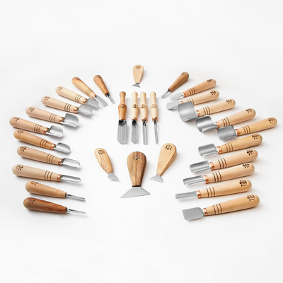 Profi Carpenter Chisels Set - 7 pcs, Tools For Making Wood Furniture