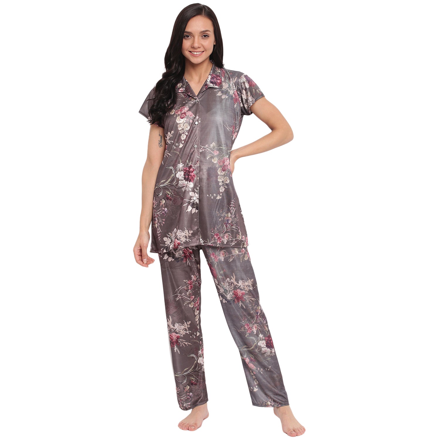 Full Length Printed Night Suit / Night Wear / Sleepwear at Rs 875