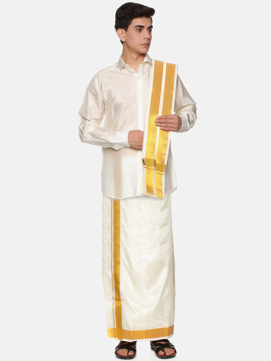 Buy Dhoti Shirt Set Online | Best Dhoti and Shirt Set Combo for Men |  Ramraj Cotton