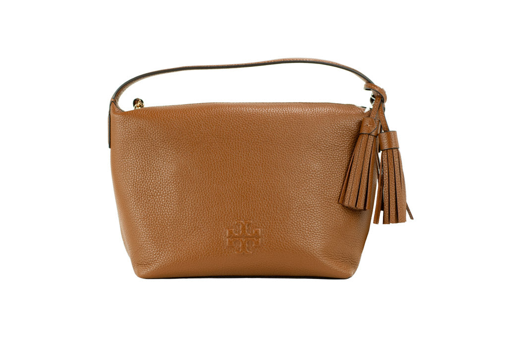 Tory Burch (86884) Thea Small Moose Pebbled Leather Slouchy Shoulder H –  