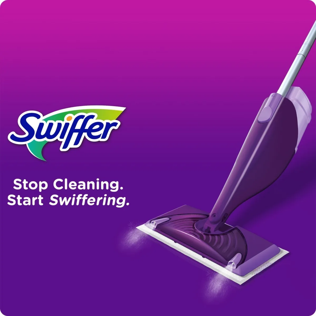 Swiffer PowerMop - Kit de mopa multisuperficie para limpieza de pisos,  aroma fresco, kit de trapeador incluye PowerMop, 2 repuestos de almohadilla  de