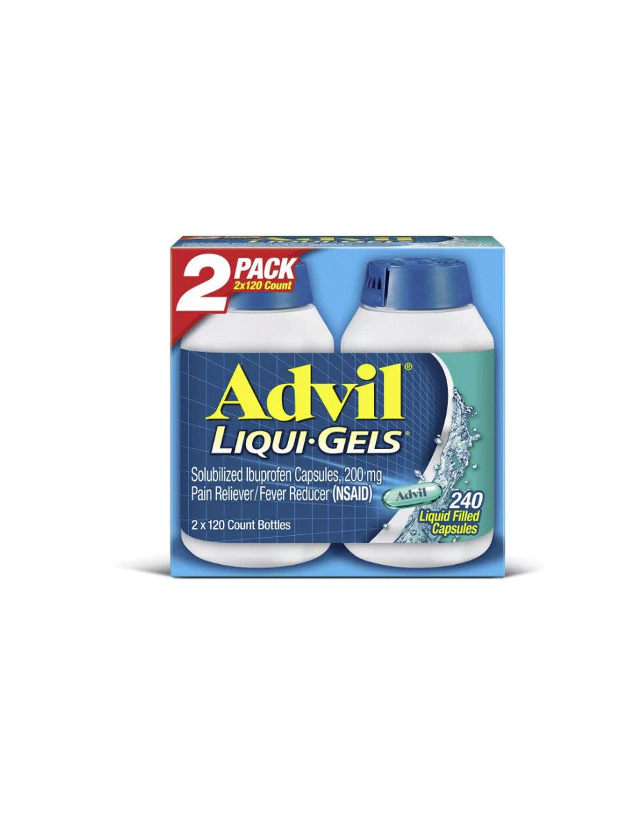 Advil Liqui-Gels 200mg 120ct 2 pack – Dulce Alcance