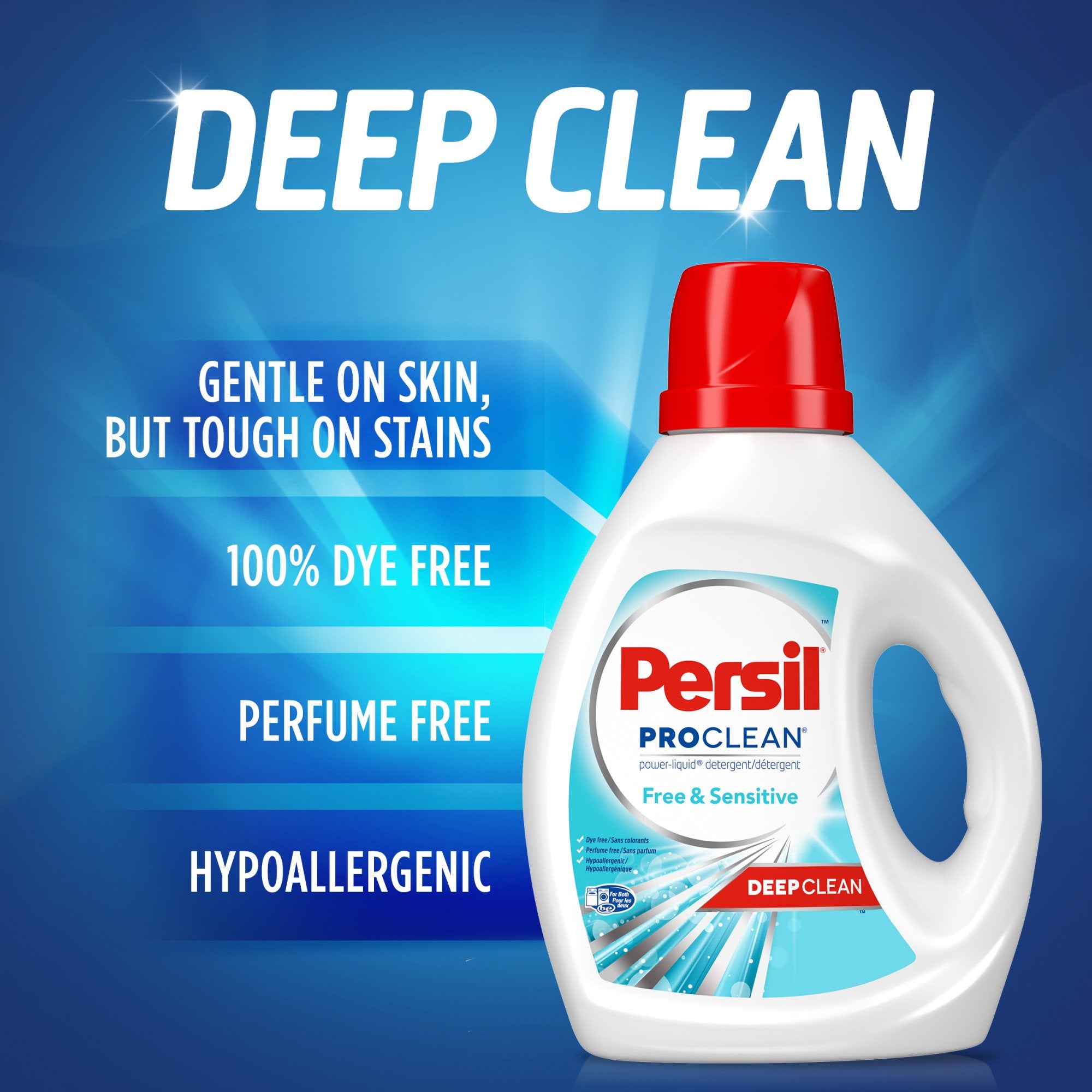 Persil detergente líquido para ropa sin perfume para piel sensible  –  Dulce Alcance