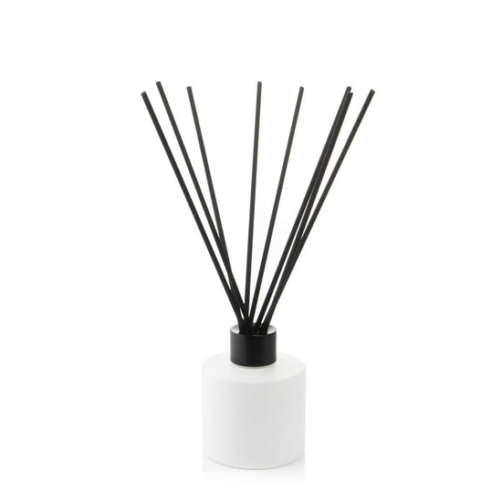 6X 100ml Gloss White Squat Circular Reed Diffuser Bottle – Candle Shack BV