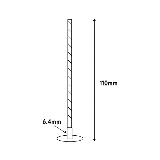 6X 9cl Externally Black Matt Black Candle Glass for Candle Making