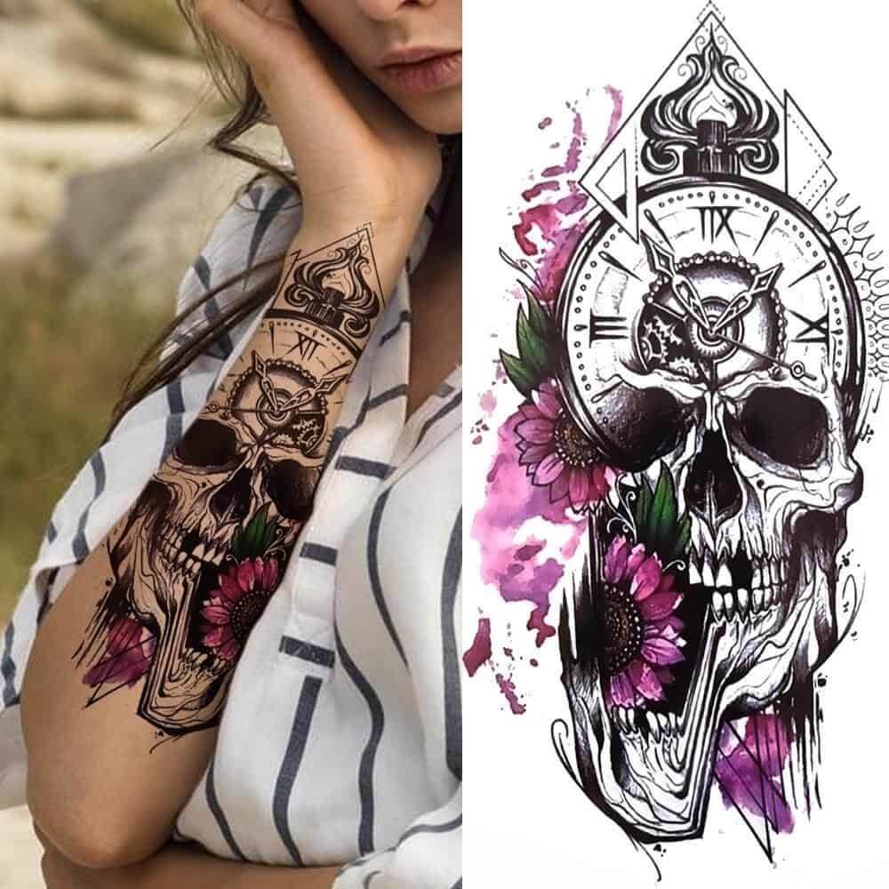 Steampunk skull tattoo HD wallpapers  Pxfuel