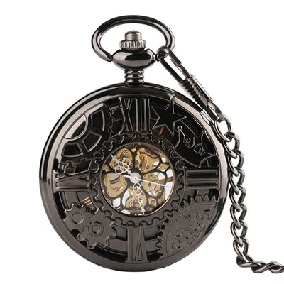 Black Steampunk Pocket Watch – Steampunkstyler