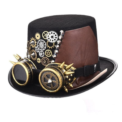 Buy Leather Steampunk Bowler Hat Custom Size Online in India 