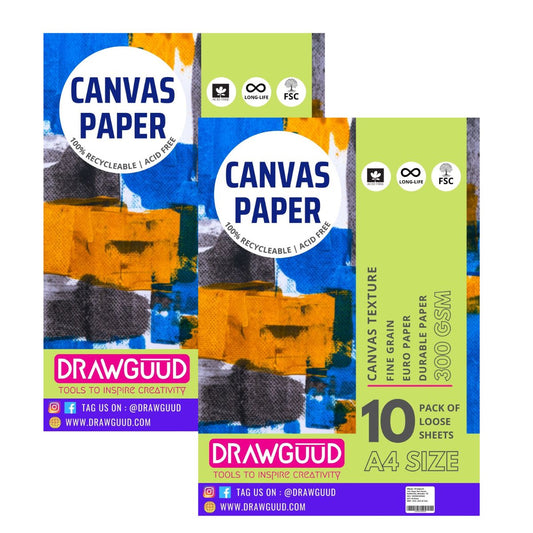 DRAWGUUD PAQUETE 1 PAPEL ACUARELA 380 G/M2 PARA PINTAR, HOJAS SUELTAS