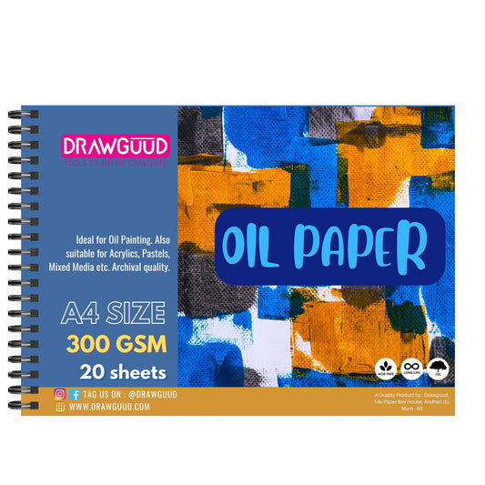 Paper Pep Artists' Acrylic Paint Paper Unruled A3 300 gsm  Acrylic Paper - Acrylic Paper