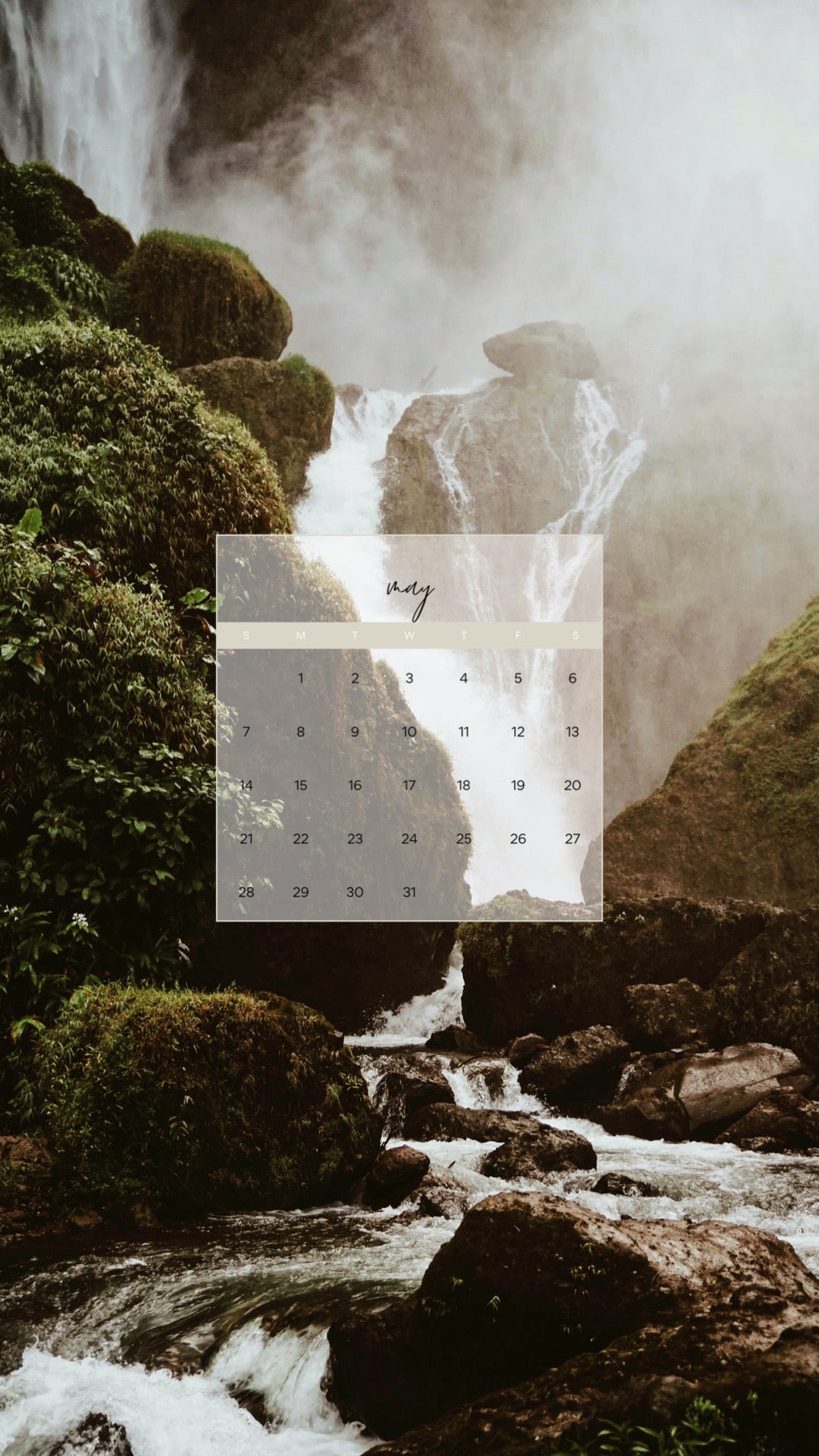 may iphone wallpaper background calendar