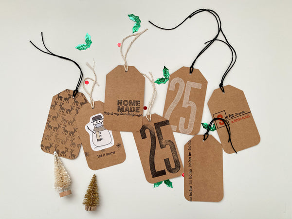 snail mail gift tags