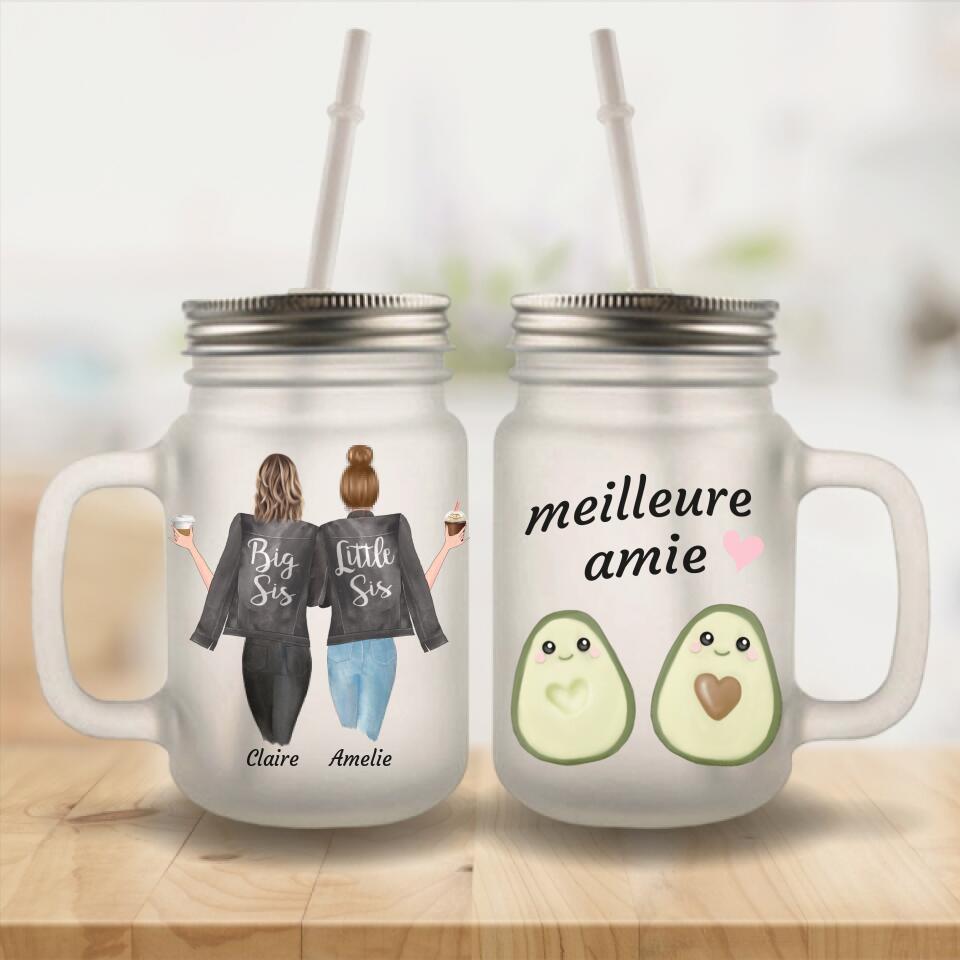 Meilleure amie - Bocal personnalisé (Mason Jar) - wefriends product image