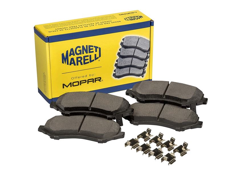 Mopar Front & Rear Brake Pads for Jeep Wrangler JK 2007-2017 – Desert  Leaders