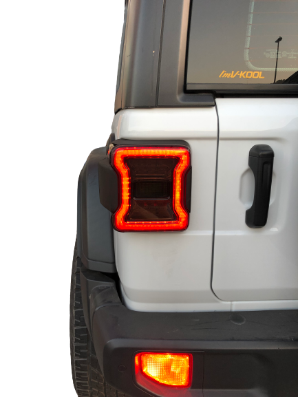 Red & Smoked Tail Light Conversion JK To JL for Jeep Wrangler JK 2007- –  Desert Leaders