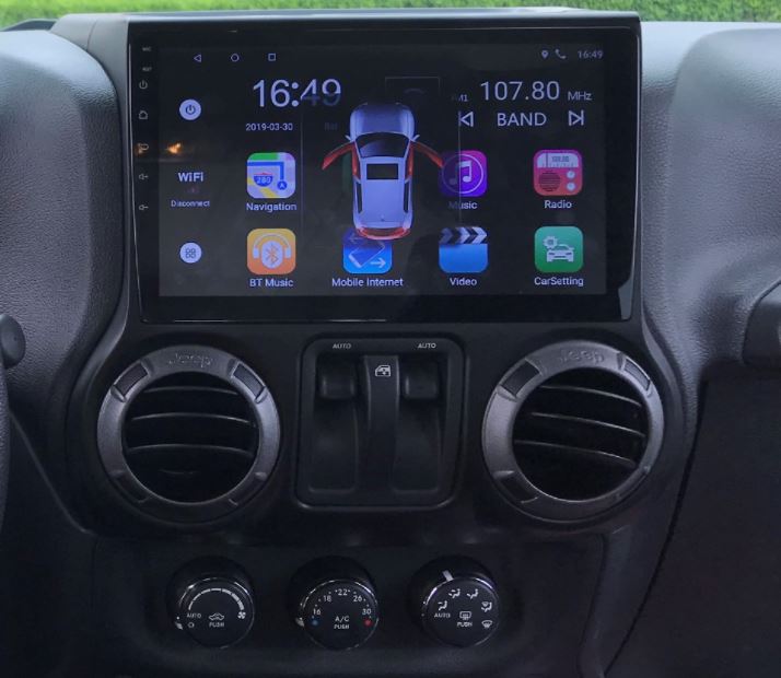  Android Screen for Jeep Wrangler JK 2011-2017 – Desert Leaders