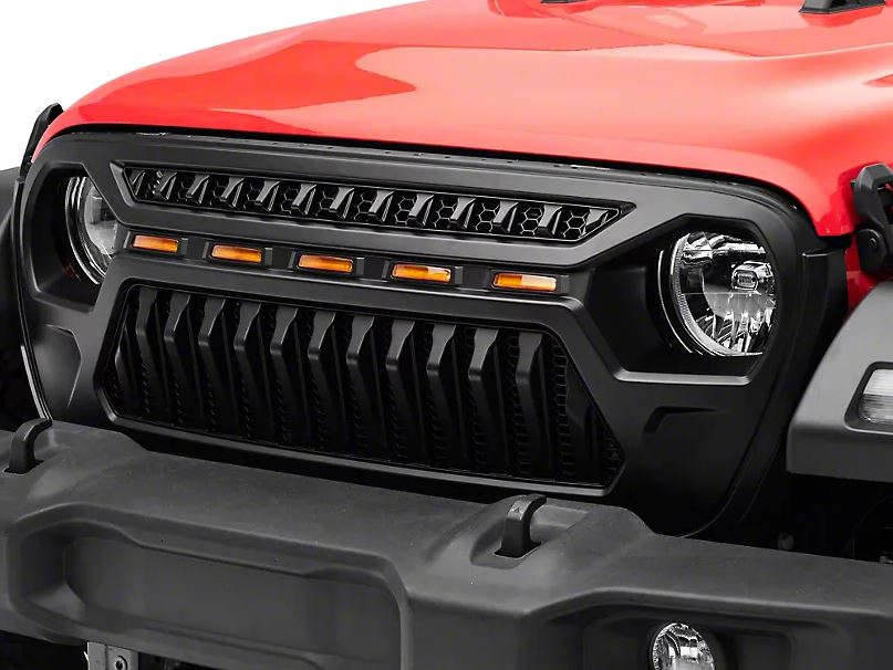 LED Topfire Grill for Jeep Wrangler JL 2018-2023 – Desert Leaders