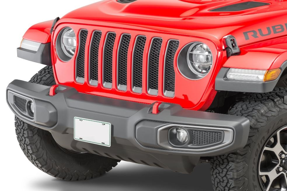 Plastic Rubicon Front Bumper With Sensor Hole for Jeep Wrangler JK & J –  Desert Leaders