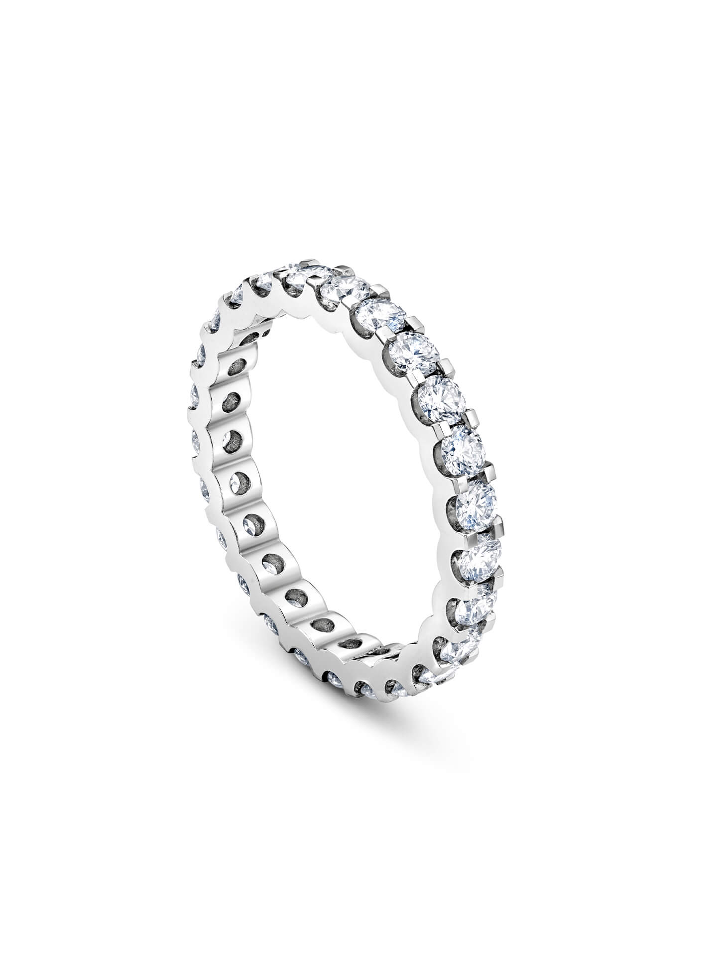 Full Hoop Platinum Diamond Eternity Ring | Boodles
