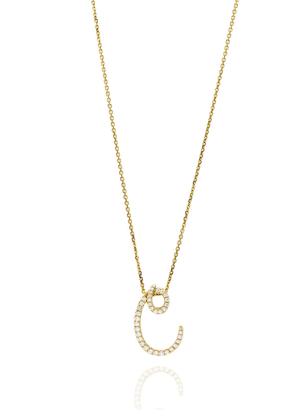 Love Letters Collection | Diamond Initial Necklaces | Boodles