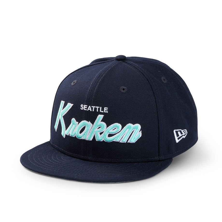Seattle Kraken Authentic Pro 2023 Draft Youth Hat - Navy