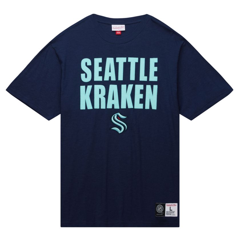 National Emblem 2021 Seattle Kraken Inaugural NHL Season Embroidered Jersey Patch, Blue, 3' Wide x 3.75' Tall