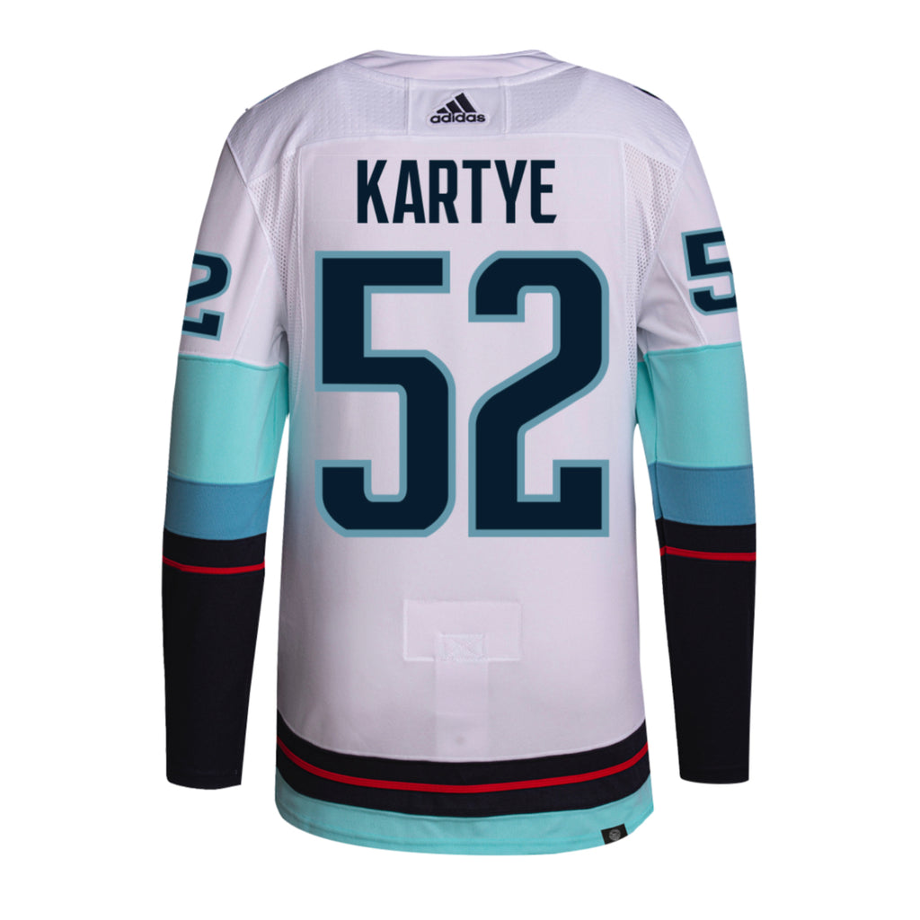 # 52 KARTYE - Seattle Kraken Authentic Adidas Home Player Jersey