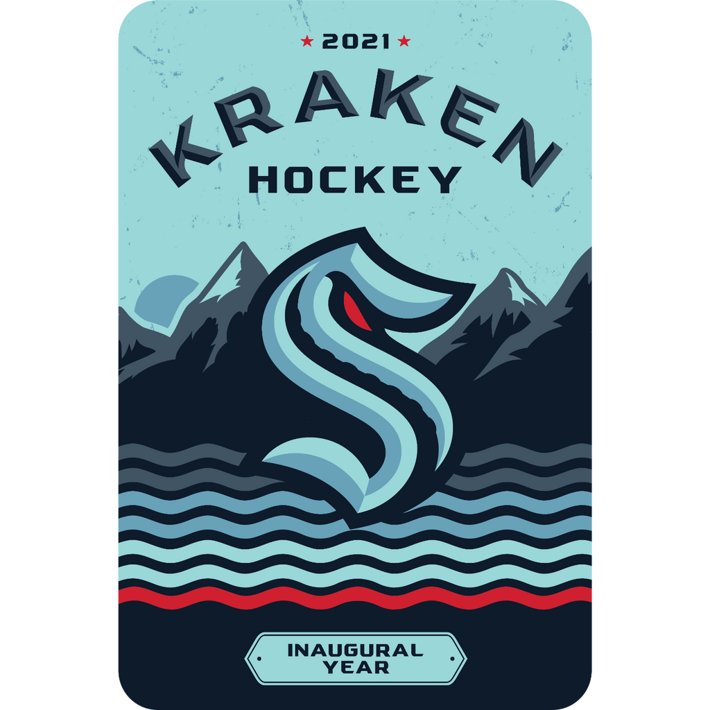 Seattle Kraken Color Block Can Cooler, 12 oz.