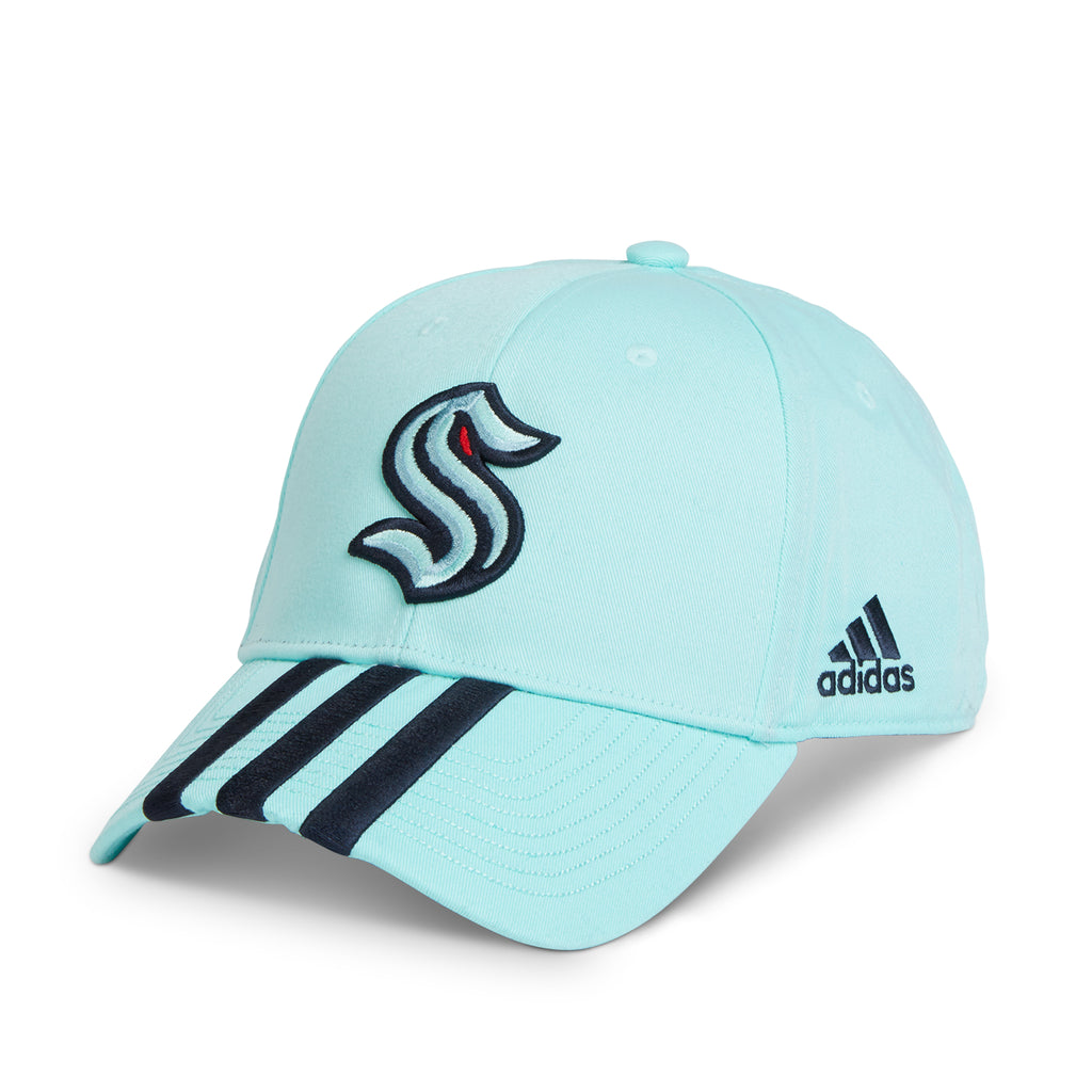 Lids Seattle Kraken adidas Zero Dye Slouch Adjustable Hat - Cream