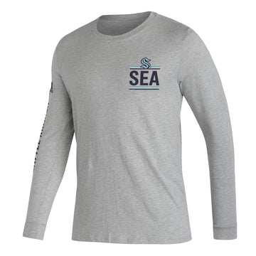 CustomCat Seattle Kraken Anchor Retro NHL T-Shirt White / S