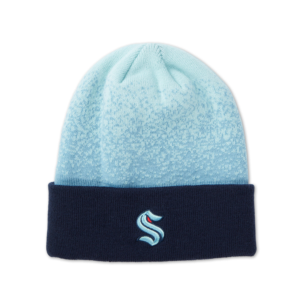 Seattle Kraken New Era Fresh Sherpa Pom Knit - Ivory