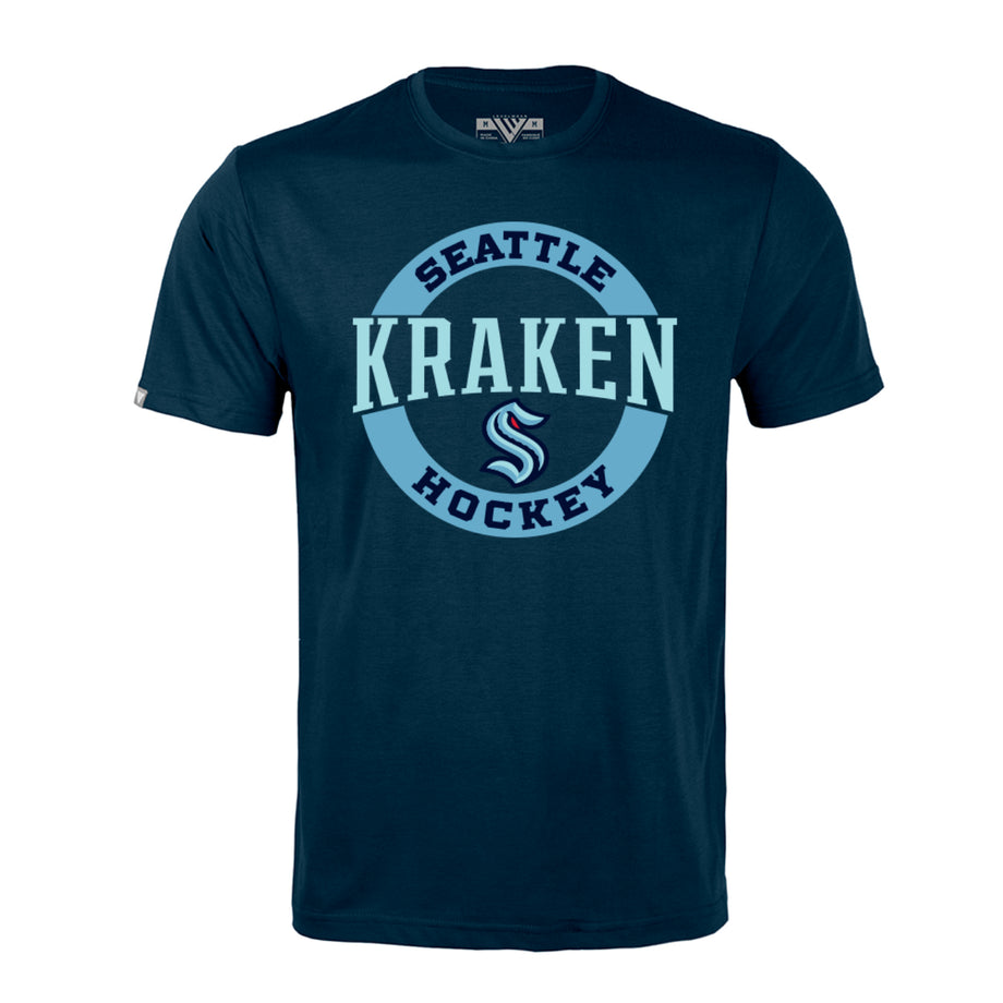 Toddler Deep Sea Blue Seattle Kraken Mascot Cheer T-Shirt Size:3T