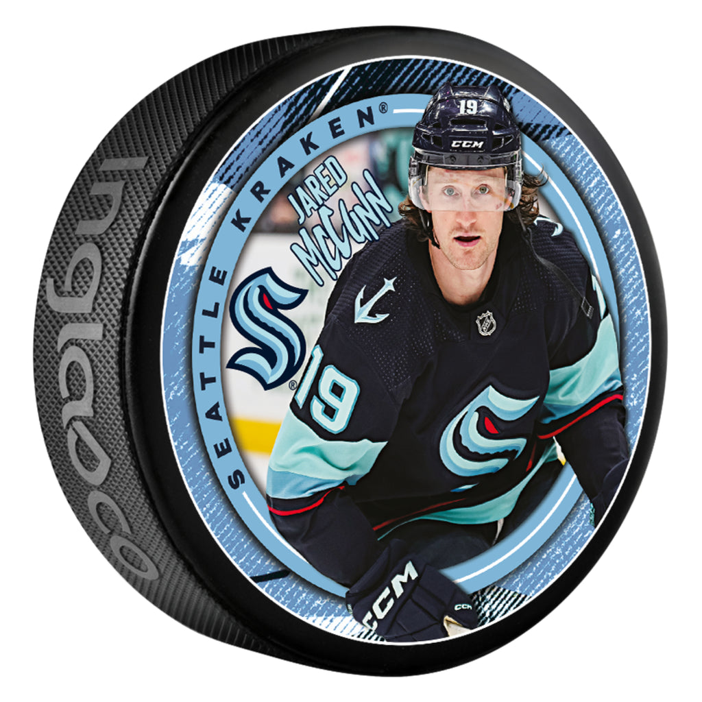 Seattle Kraken Oliver Bjorkstrand 2023 Puck – Seattle Hockey Team