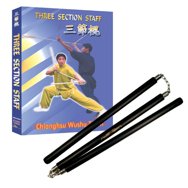 Image of 30% OFF - DVD/Video & Weapon - 3 Section Staff Weapon Master Kit