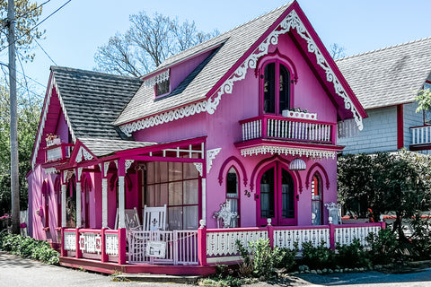 Martha's Vineyard Gingerbread Pink House