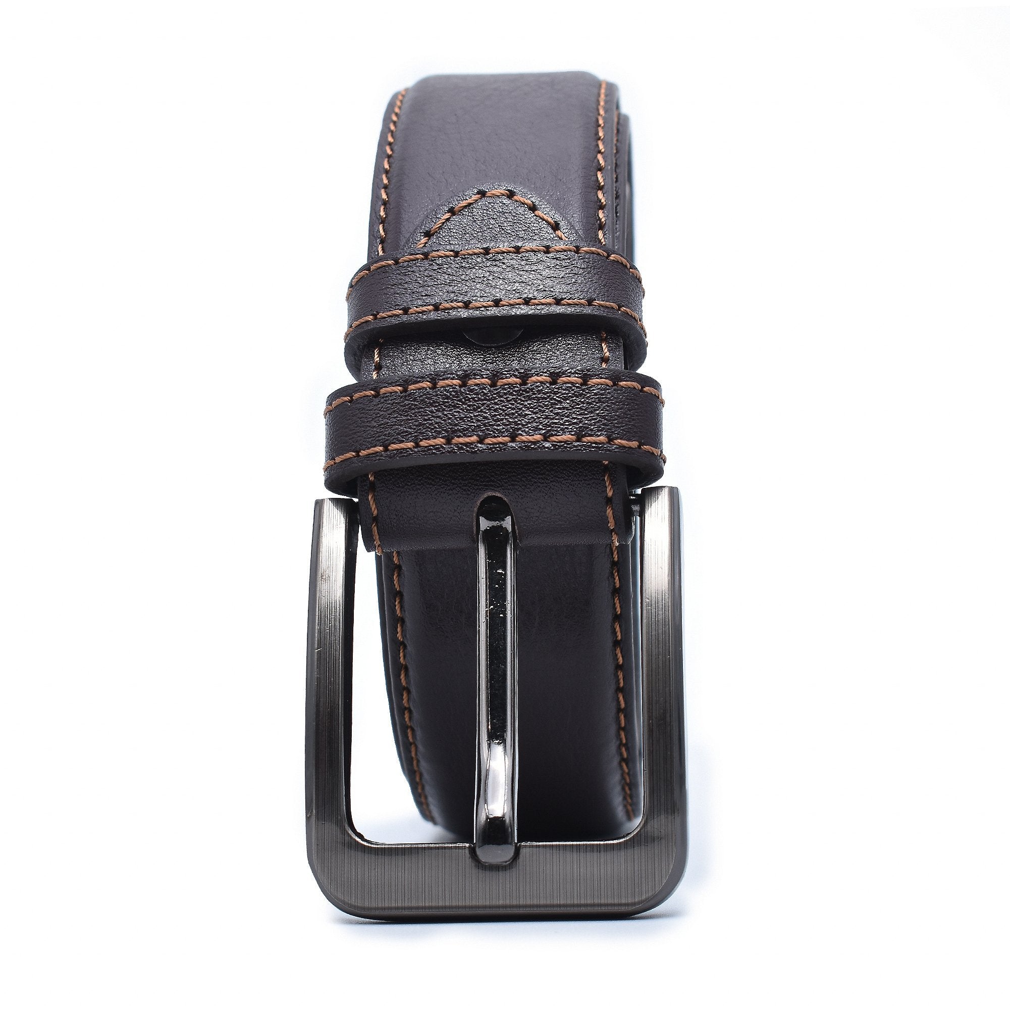 Zays Leather Belt for Men - (Chocolate) ZAYSBL11