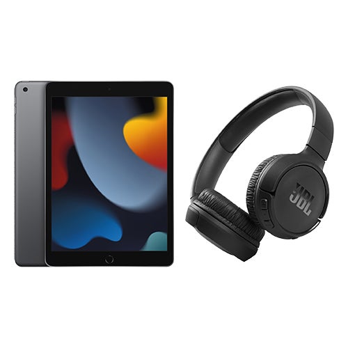 10.2" iPad WiFi 9th Gen 64GB w/ Tune 510BT Wireless Headphones - LutherSales product image