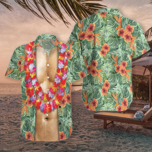 TROPICAL BIGFOOT SUMMER Hawaiian Shirt, Ahoha Funny Shirt For Men - Zerelam