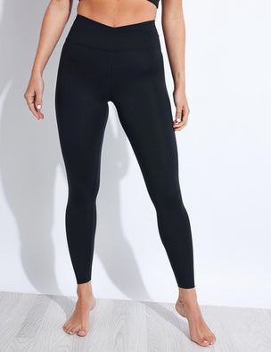 Beyond Yoga Spacedye HIGH WAIST Midi Yoga Leggings – Ibiza Blue-Black