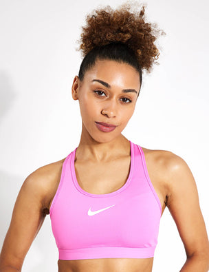 Nike Indy Dri-FIT V-Neck Leopard Bra - Brown