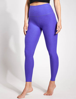 BEYOND YOGA HIGH WAISTED MIDI LEGGING - FIG HEATHER SD3243