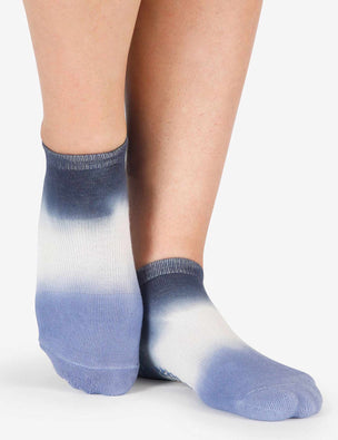 Pointe Studio Happy Cloud Crew Grip Ankle Sock - Womens - Heather