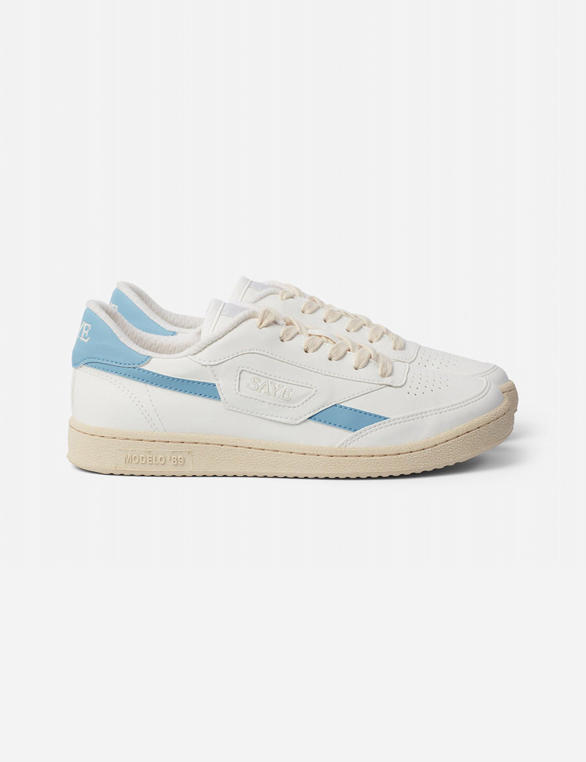 SAYE Trainers | Modelo '89 Vegan - Azul Blue | The Sports Edit