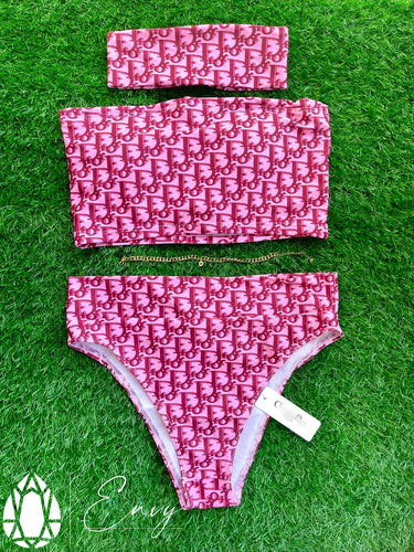 Pretty In Pink LV Swimsuit (PRE-ORDER)