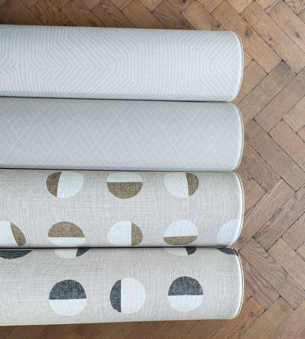 stylish neutral playmats with beige greige and warm grey colours from totter and tumble