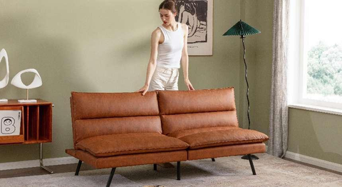 Memory Foam Sleeper Sofabed Brown[https://egohome.com/products/sofa-bed-brown]
