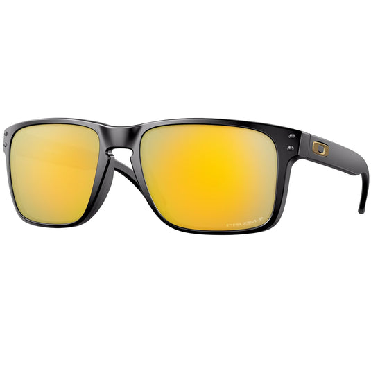 Oakley Holbrook XL Polarized Sunglasses - Matte Black/Prizm Black