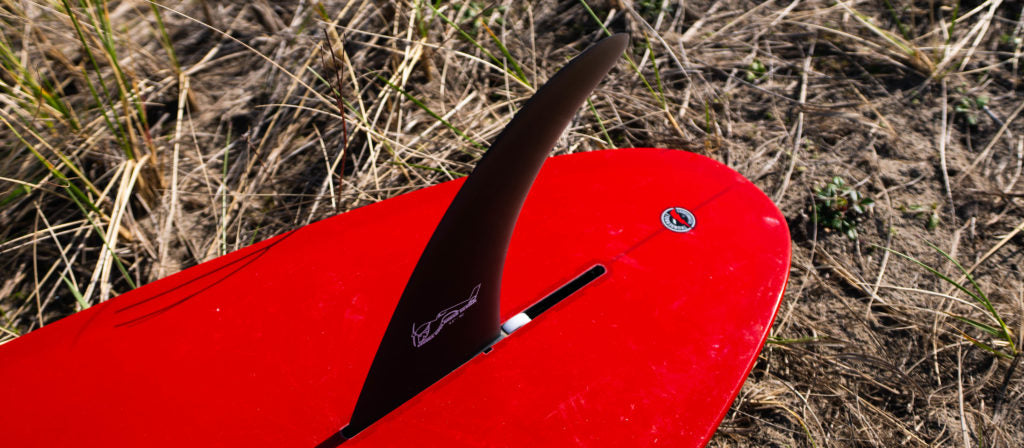 Single fin set up on the Outlier.