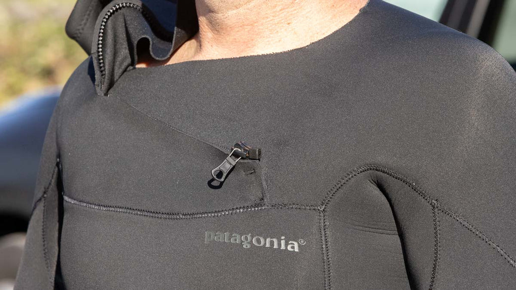Patagonia Regulator chest zip entry with hood off